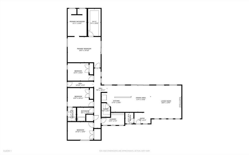 View of room layout View of room layout