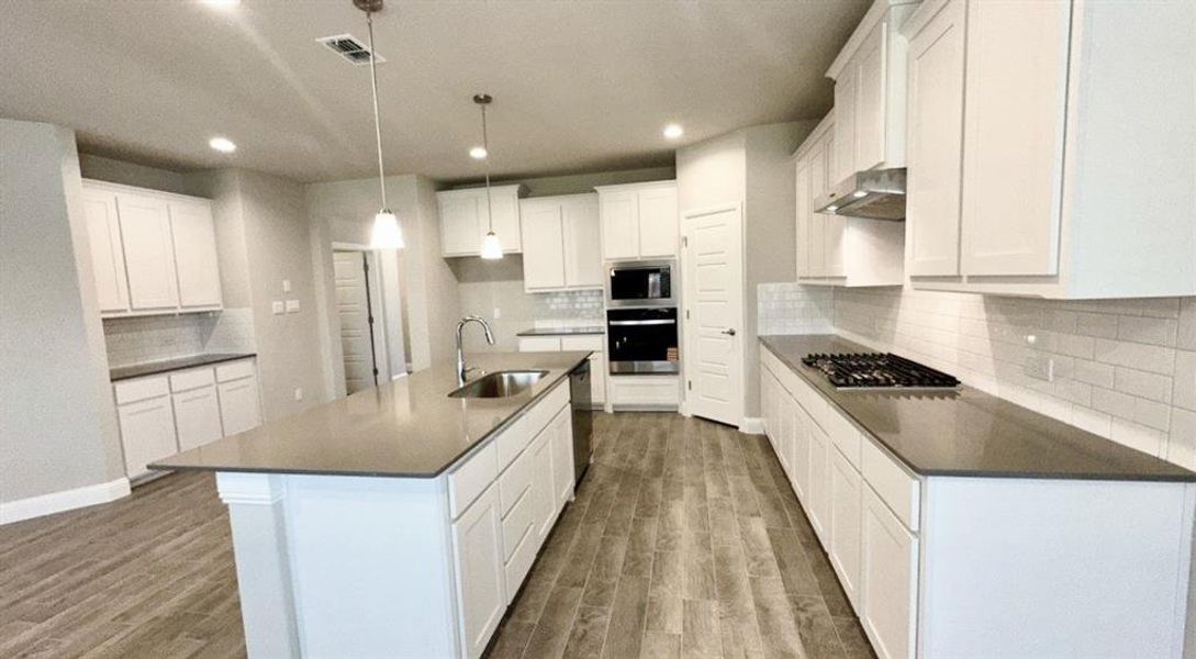 Furnished interior view inside a new home in Eagle Creek, Denton (Image 5). Furnished interior view inside a new home in Eagle Creek, Denton (Image 5).