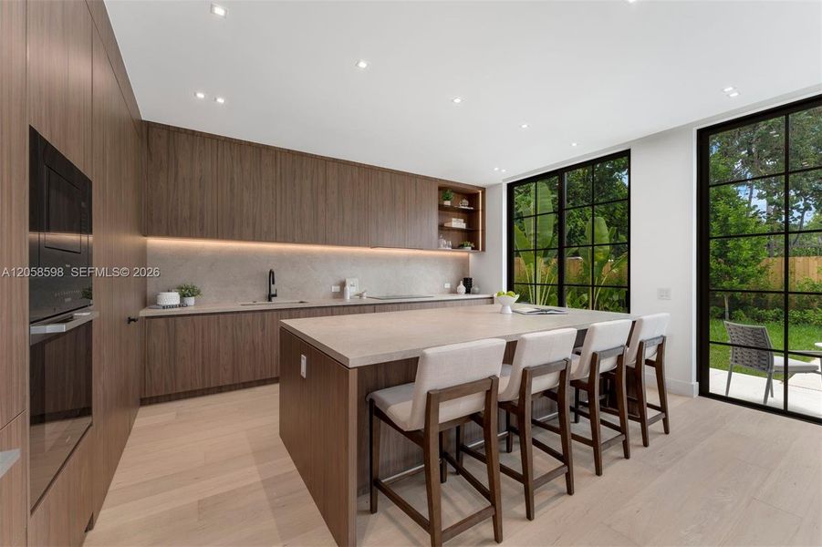 Furnished interior view inside a new home in , Miami (Image 8).