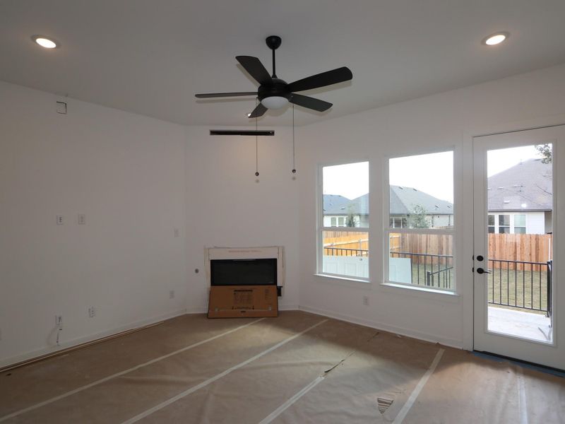 In-progress construction of a new home in Heritage, Dripping Springs, TX (Image 14).