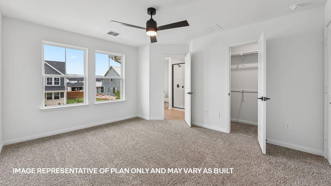 Spacious, unfurnished interior of a new home in Avery Centre, Round Rock (Image 32).