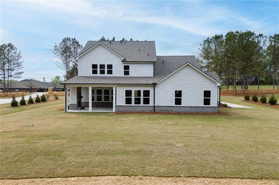 Exterior details and patio area of a home in , Cumming (Image 29).