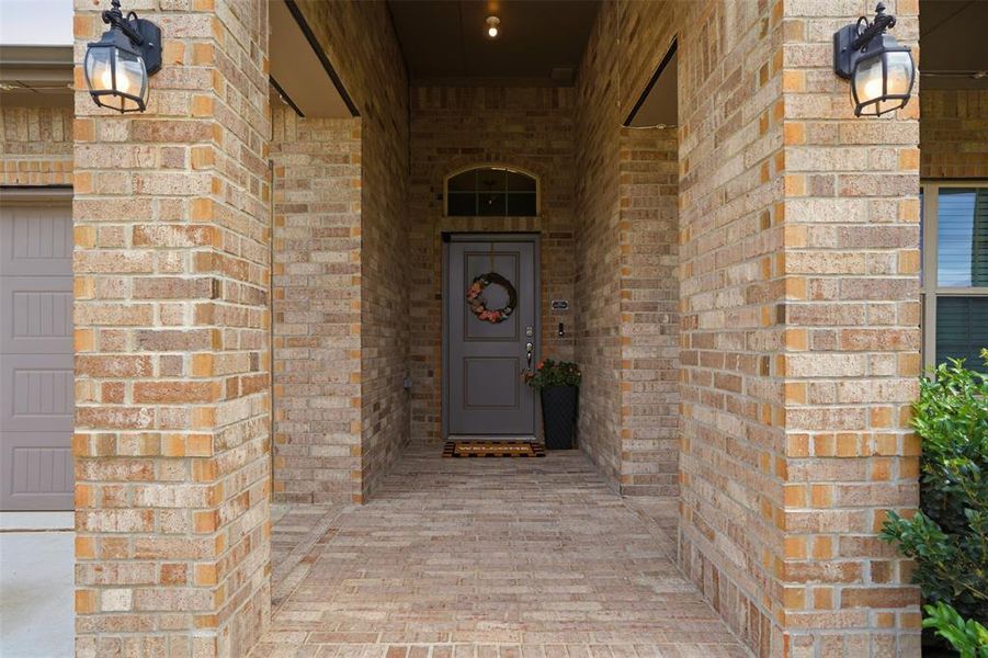 Exterior details and patio area of a home in , Haslet (Image 26).