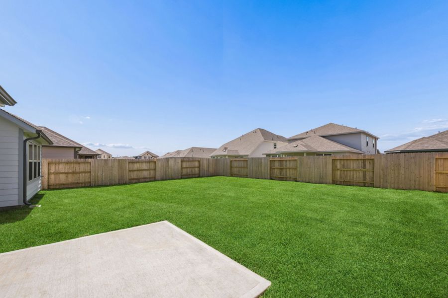Exterior details and patio area of a home in Riviera Pines, Huffman (Image 4). Exterior details and patio area of a home in Riviera Pines, Huffman (Image 4).