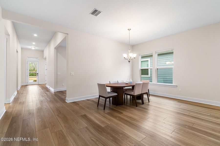 Furnished interior view inside a new home in , Jacksonville (Image 7).