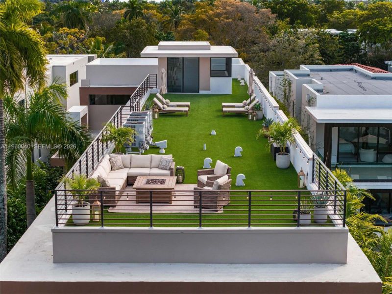 Exterior details and patio area of a home in , Miami (Image 21). Exterior details and patio area of a home in , Miami (Image 21).