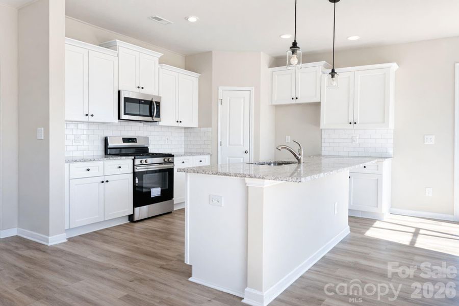 Furnished interior view inside a new home in , Charlotte (Image 7).
