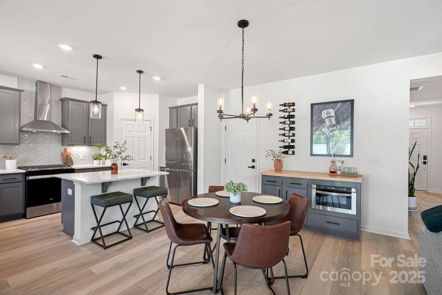 Furnished interior view inside a new home in , Huntersville (Image 24). Furnished interior view inside a new home in , Huntersville (Image 24).