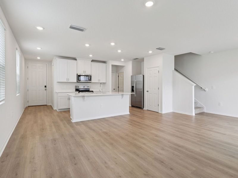 Spacious, unfurnished interior of a new home in Cagan Crossings West, Clermont (Image 8). Spacious, unfurnished interior of a new home in Cagan Crossings West, Clermont (Image 8).
