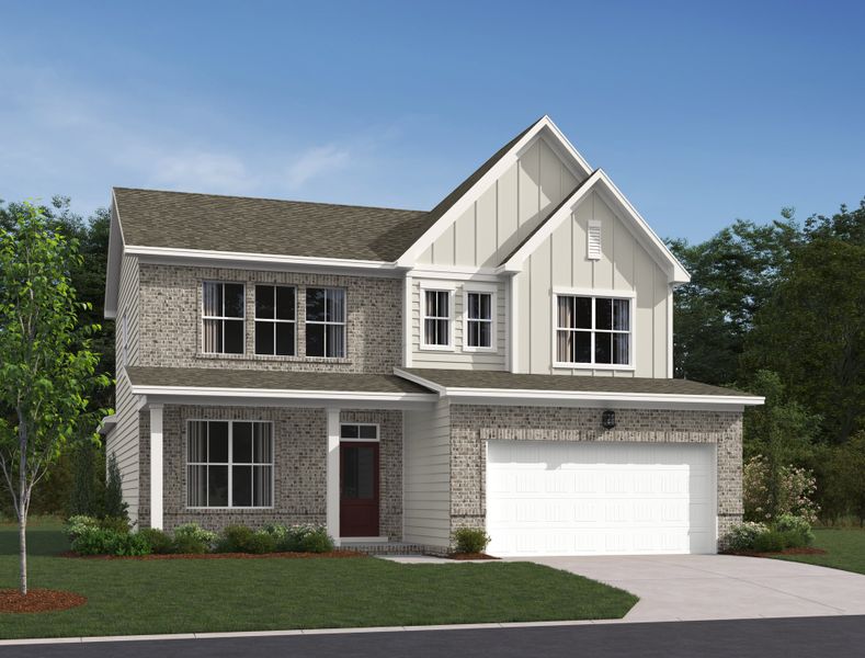 Representative exterior photo of a completed home built from the Macon by Ashton Woods in Willow Landing, Mount Juliet, TN (Image 12).
