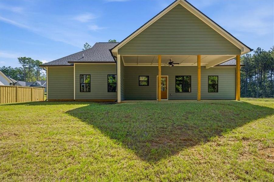 Exterior details and patio area of a home in , Rockmart (Image 26). Exterior details and patio area of a home in , Rockmart (Image 26).