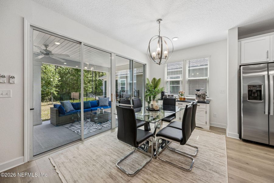 Furnished interior view inside a new home in Tributary, Yulee (Image 7).