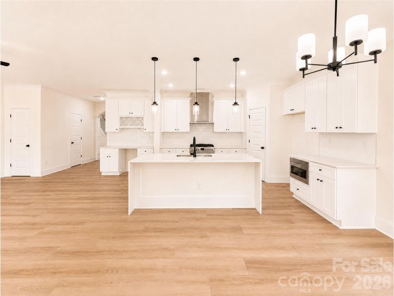 Furnished interior view inside a new home in , Charlotte (Image 7). Furnished interior view inside a new home in , Charlotte (Image 7).
