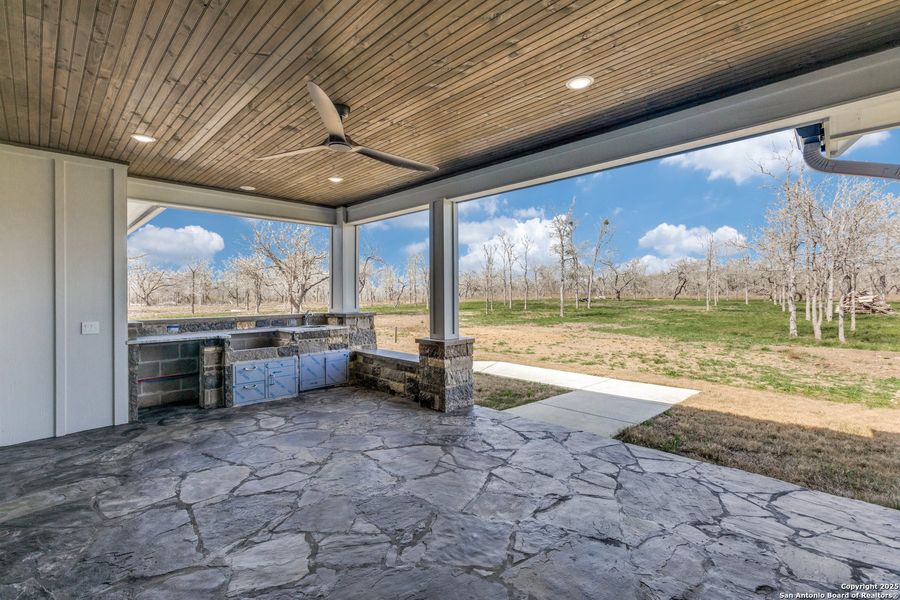 Exterior details and patio area of a home in , Gonzales (Image 4). Exterior details and patio area of a home in , Gonzales (Image 4).