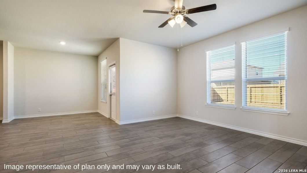 Spacious, unfurnished interior of a new home in Veranda, San Antonio (Image 11). Spacious, unfurnished interior of a new home in Veranda, San Antonio (Image 11).