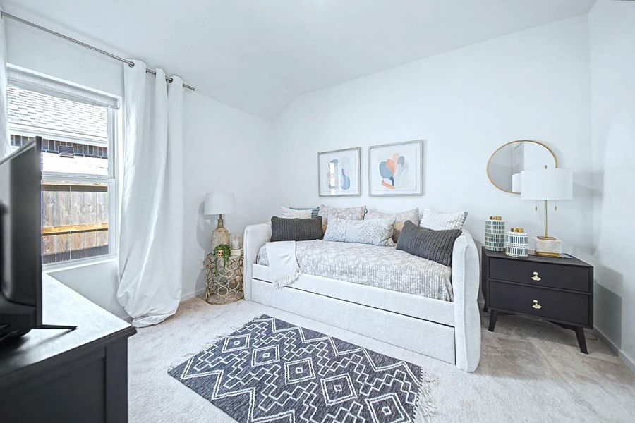 Furnished interior view inside a new home in Pinewood at Grand Texas, New Caney (Image 14).