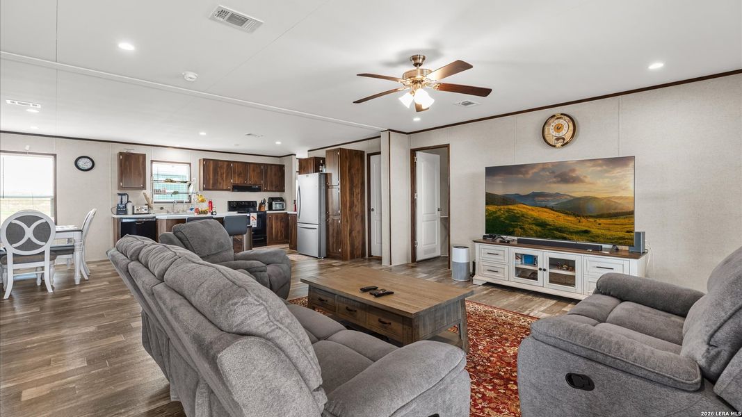 Furnished interior view inside a new home in , Jourdanton (Image 8).