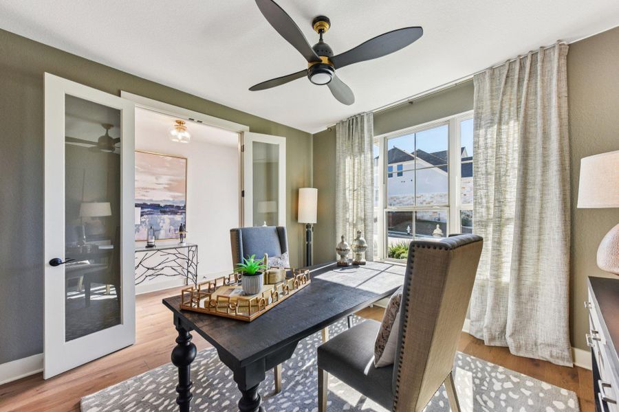 Furnished interior view inside a new home in Provence 70s, Austin (Image 5).