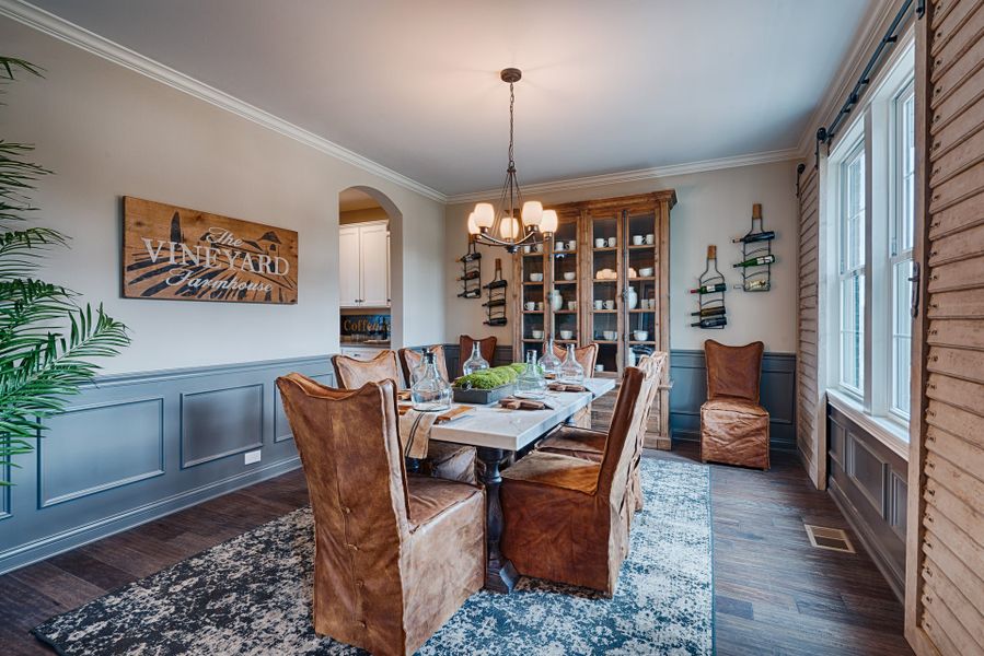 Furnished interior view inside a new home in The Estates and Meadows at Floyds Fork, Louisville (Image 30).