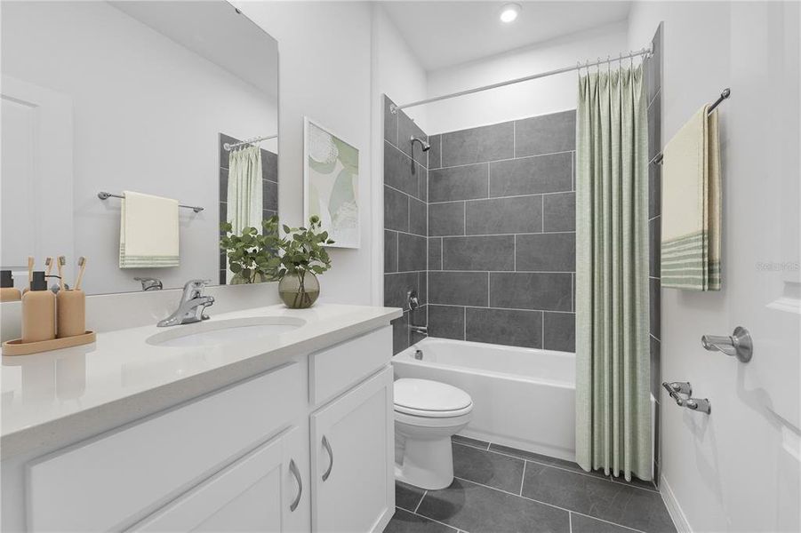 Furnished interior view inside a new home in Brack Ranch, St. Cloud (Image 16).