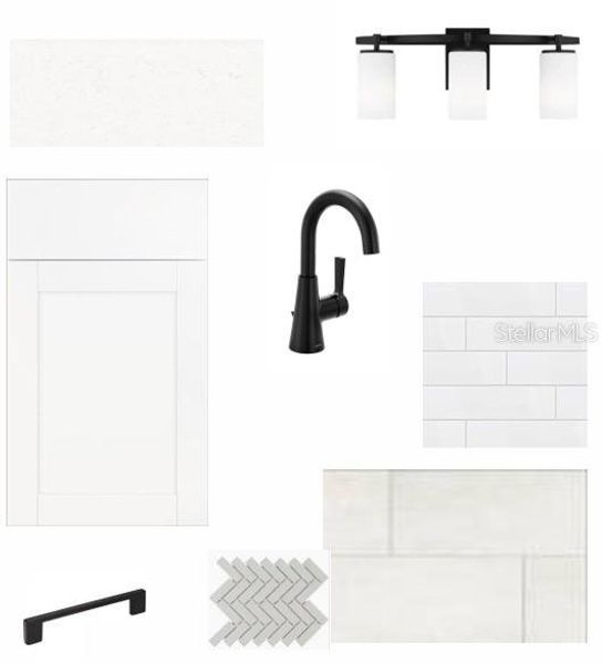 Sample of building materials used in homes in Lakeview Crossing – Tradition Series, Sarasota (Image 6).