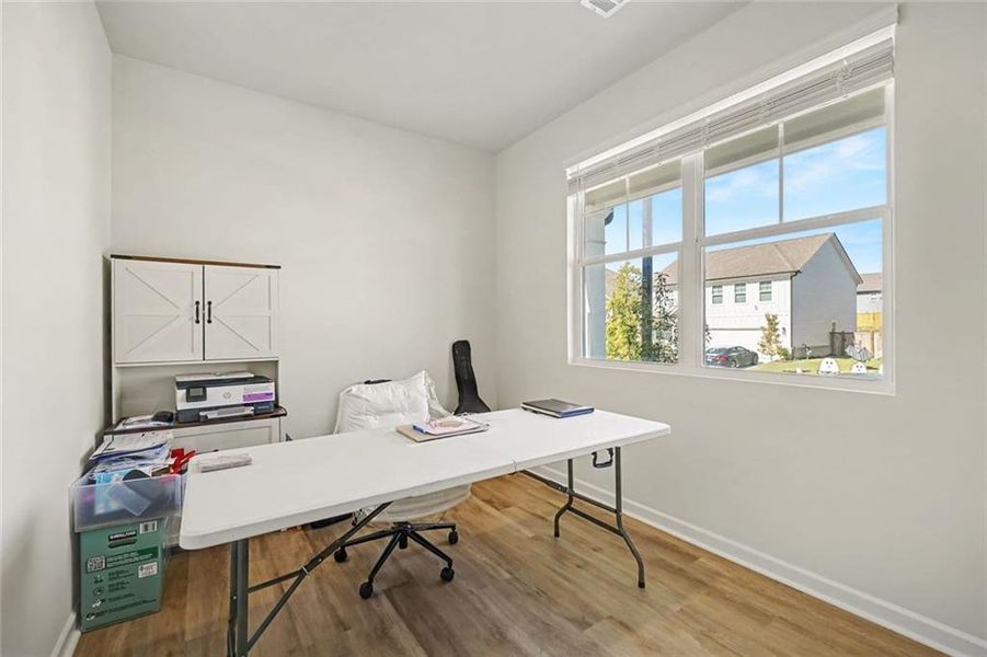 Furnished interior view inside a new home in Hamptons at Riverwood South, Dallas (Image 13).