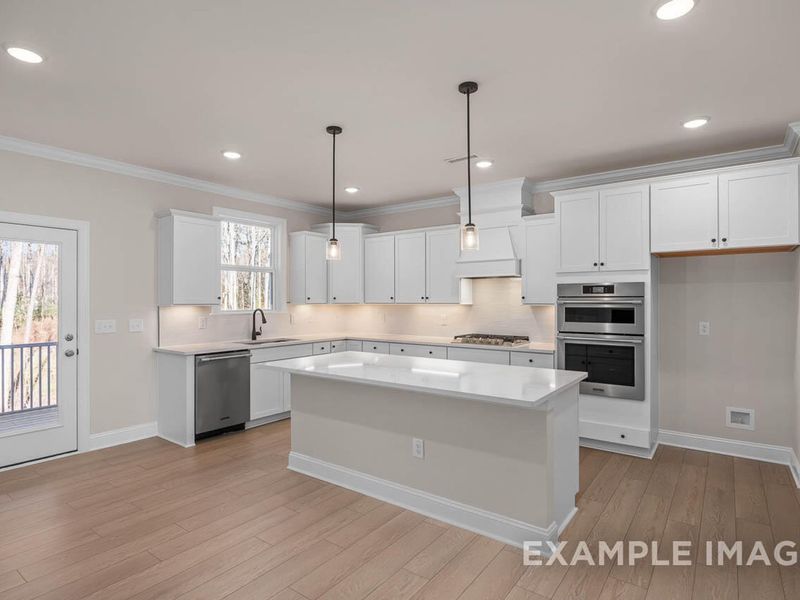 Furnished interior view inside a new home in Tobacco Road, Angier (Image 3).