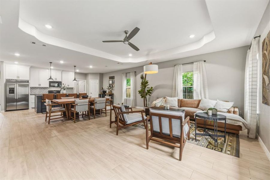 Furnished interior view inside a new home in , Fort Worth (Image 30).