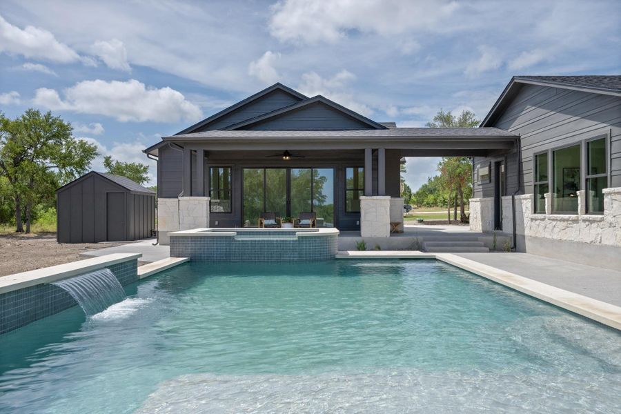 Exterior details and patio area of a home in , Liberty Hill (Image 3).