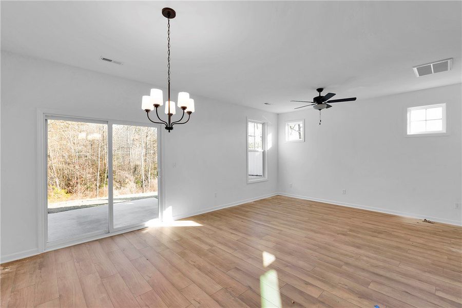 Spacious, unfurnished interior of a new home in Meece Townhomes, Easley (Image 12). Spacious, unfurnished interior of a new home in Meece Townhomes, Easley (Image 12).