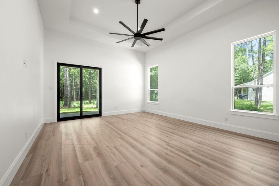 Spacious, unfurnished interior of a new home in , New Waverly (Image 24).