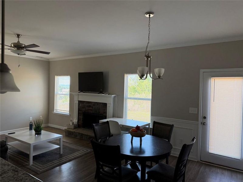 Furnished interior view inside a new home in , Cartersville (Image 9).