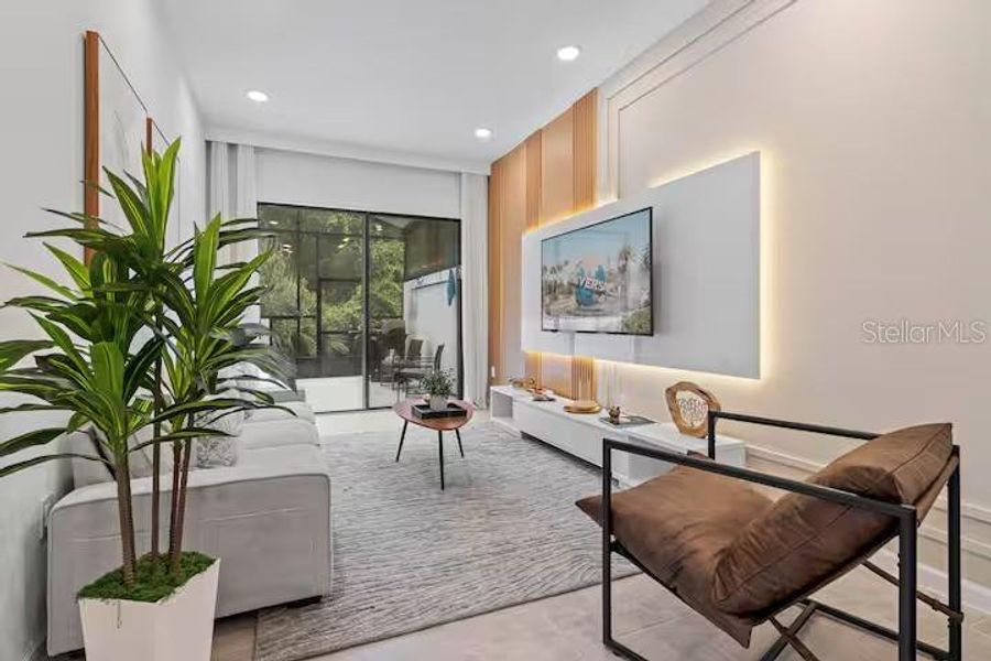 Furnished interior view inside a new home in , Orlando (Image 5).