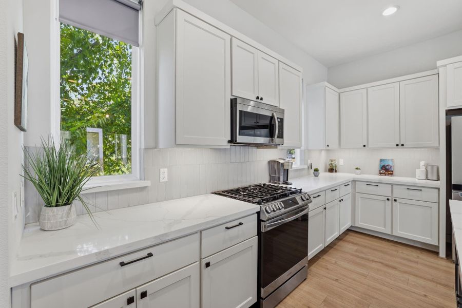Furnished interior view inside a new home in , Houston (Image 12).