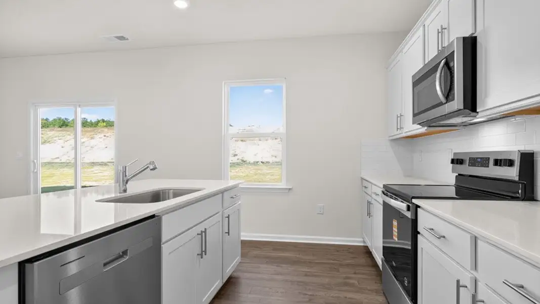 Furnished interior view inside a new home in Martin Farms, Aberdeen (Image 3).