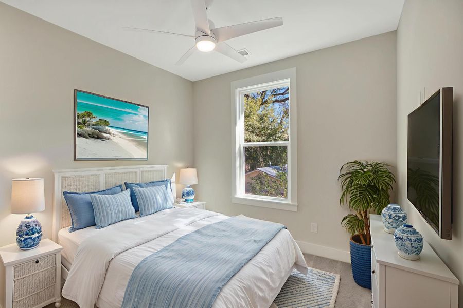 Furnished interior view inside a new home in , Charleston (Image 9).
