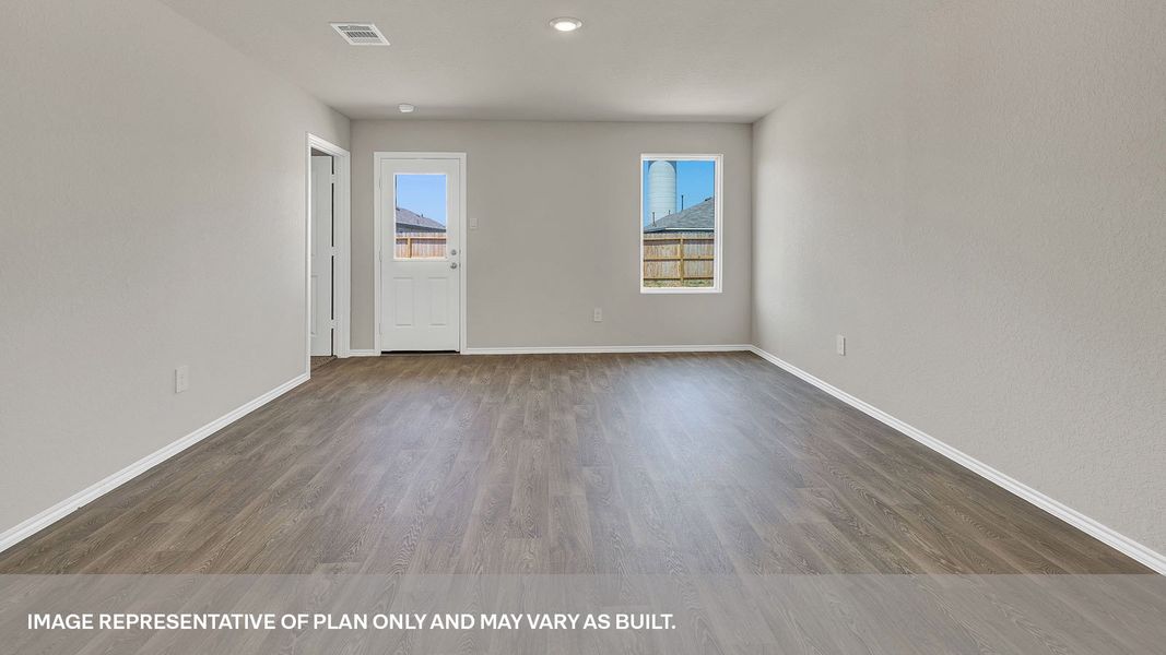 Representative unfurnished interior of a home built from the The Barton by D.R. Horton in Spring Valley, New Braunfels (Image 20).