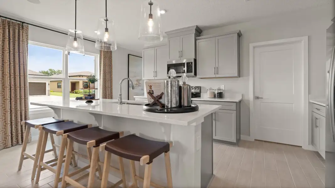 Furnished interior view inside a new home in Liberty Trace, Haines City (Image 9).