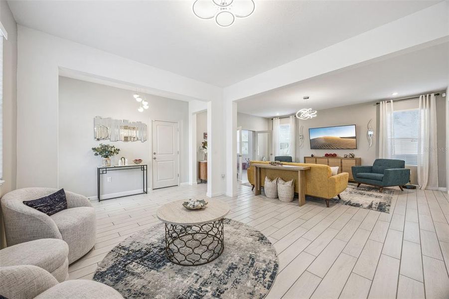 Furnished interior view inside a new home in Waterbrooke, Clermont (Image 10).