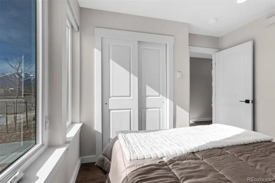 View of Mt. Princeton from bed