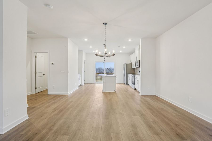 Spacious, unfurnished interior of a new home in Greystone - Highland Townhomes, Smyrna (Image 9).