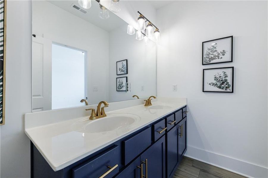 Furnished interior view inside a new home in , Atlanta (Image 12).