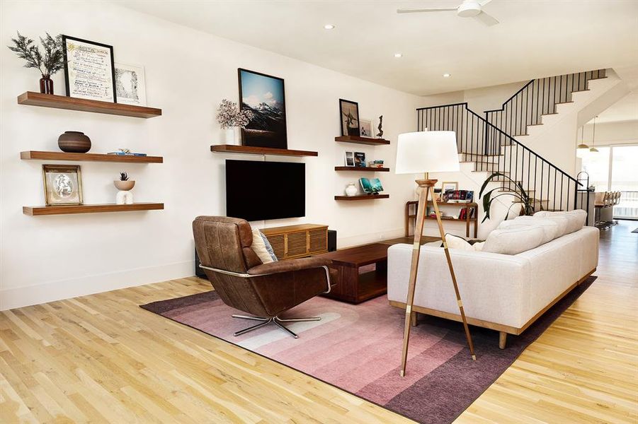 Furnished interior view inside a new home in , Dallas (Image 9).