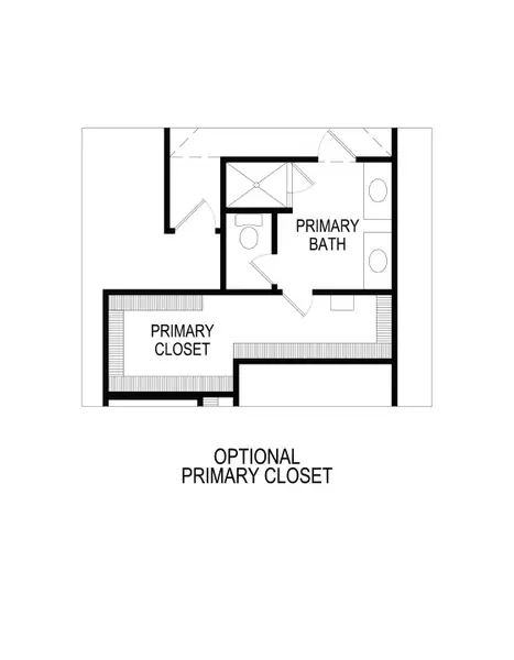 2D floor plan layout of this home in Parkside, Denton, TX (Image 3).