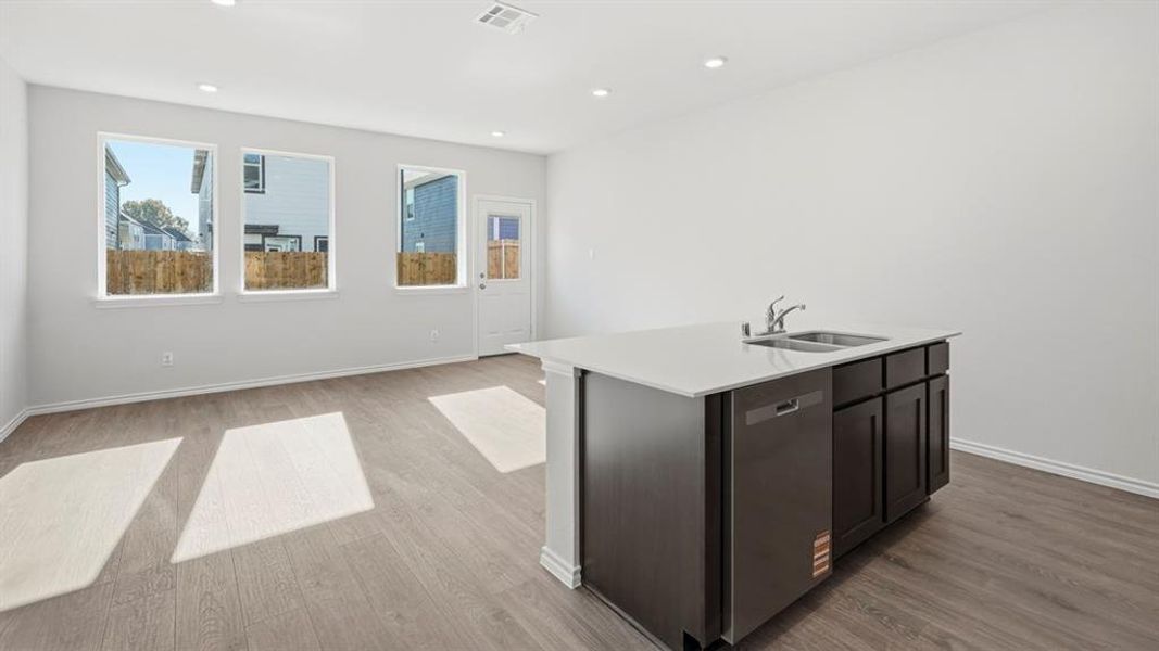 Furnished interior view inside a new home in Arbor Trails South, Princeton (Image 5).
