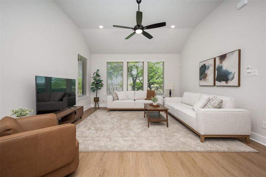 Furnished interior view inside a new home in , Little Elm (Image 14). Furnished interior view inside a new home in , Little Elm (Image 14).