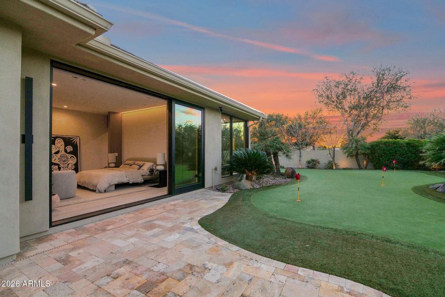 Master Exit to Backyard Master Exit to Backyard