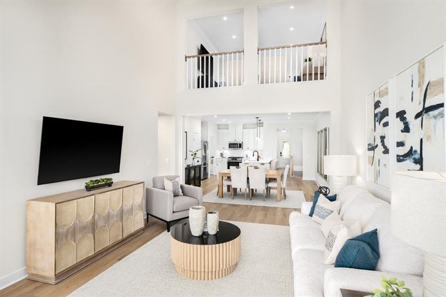 Furnished interior view inside a new home in Newberry 55+, McDonough (Image 7).