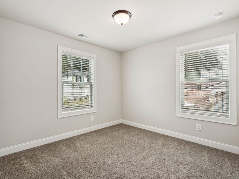 The Dallas Basement floorplan with the Upscale Rustic Linen interior package.