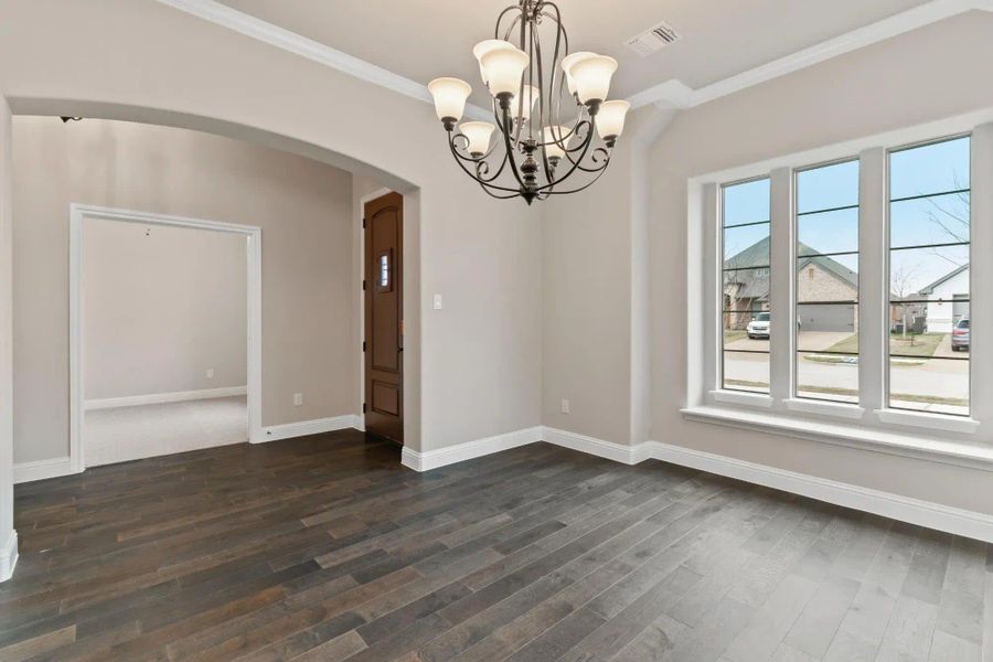 Dining Room | Concept 2533 at Abe's Landing in Granbury, TX by Landsea Homes